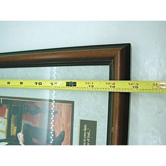 Abraham Lincoln Framed "In God We Trust" Print By Artist Hong Min Zou 12x15" - Picture 10 of 12